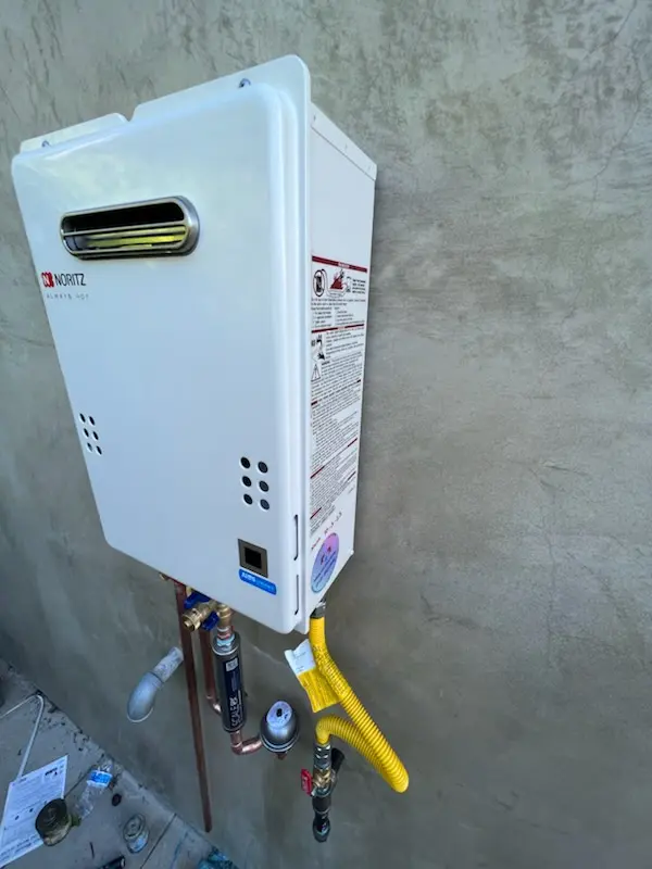 Tankless water heater installation for The Islands homes